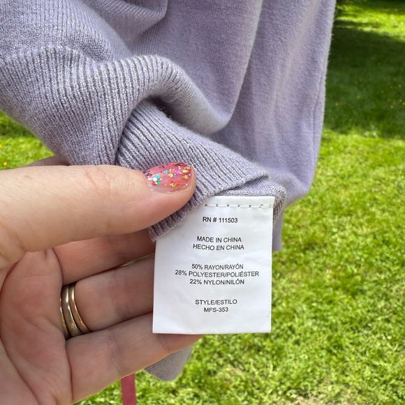 Snails Cinnamon Lavender lightweight sweater - Picture 5 of 5